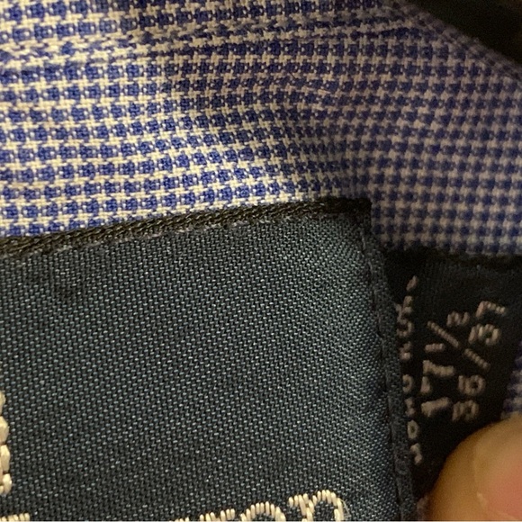 Polo Ralph Lauren Men Size L 36/37 Check Regent Classic Fit Long Sleeve Shirt - Picture 4 of 6